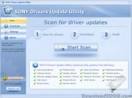 SONY Drivers Update Utility screenshot